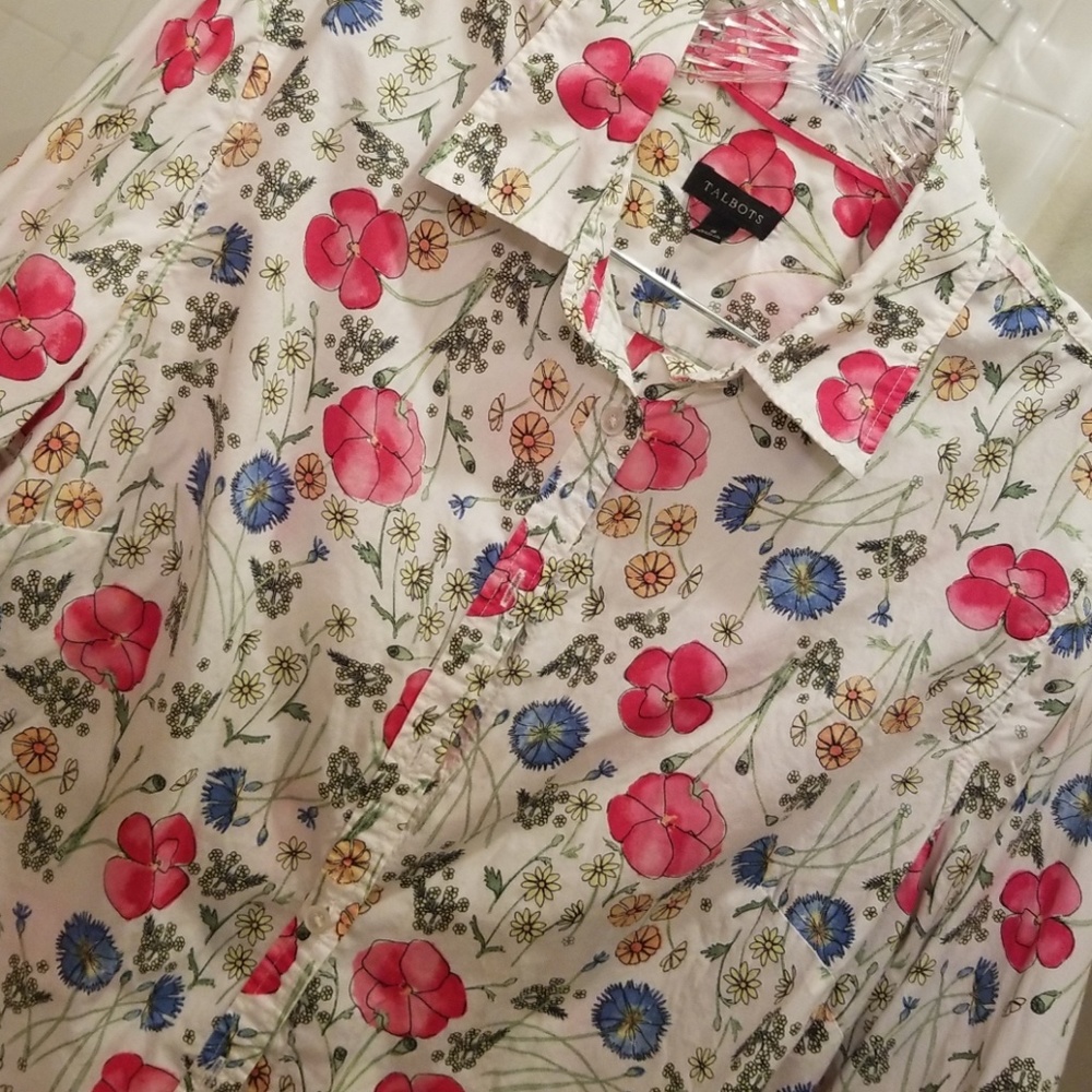Talbots Spring button down - Picture 6 of 6